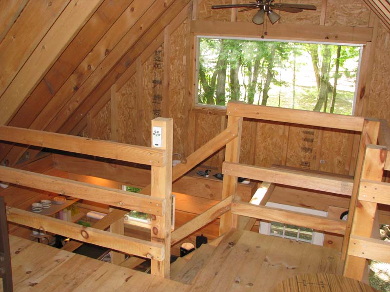 Loft View - Lakeview Cabin